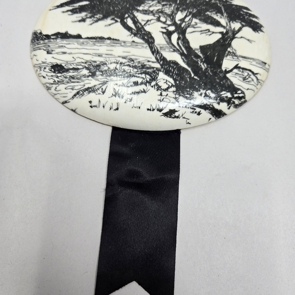 Don Crego Porcelain Black & White Hand Painted Scenes Ocean Sea Lighthouse Signd - Picture 6 of 14